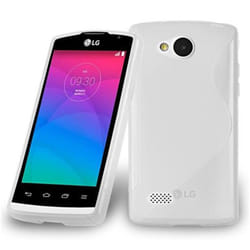 Cadorabo Case for LG JOY Cover Protection TPU Silicone Gel Back case - SEMI TRANSPARENT