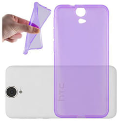 Cadorabo Case for HTC ONE E9 case cover - TRANSPARENT PURPLE