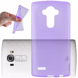 Cadorabo Case for LG G4 PRO case cover - TRANSPARENT PURPLE