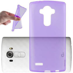 Cadorabo Case for LG G4 PRO case cover - TRANSPARENT PURPLE