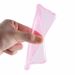 Cadorabo DE-106183 mobile phone case 12.7 cm (5") Cover Pink, Translucent