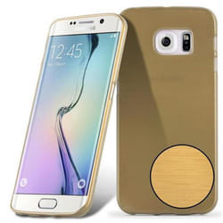 Cadorabo Case for Samsung Galaxy S6 EDGE case cover - GOLD