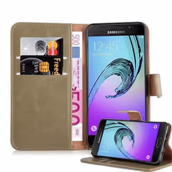 Cadorabo Case for Samsung Galaxy A3 2016 case cover - CAPPUCCINO BROWN