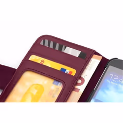 Cadorabo Case for Samsung Galaxy NOTE 4 case cover - BORDEAUX PURPLE