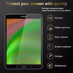 Cadorabo Tempered Glass for Samsung Galaxy Tab S2 (8 inch) Screen Protection 3D Touch for 9H Hardness Display Saver Protective Film