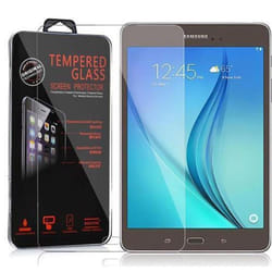 Cadorabo Tempered Glass for Samsung Galaxy Tab A (8 inch) Screen Protection 3D Touch for 9H Hardness Display Saver Protective Film