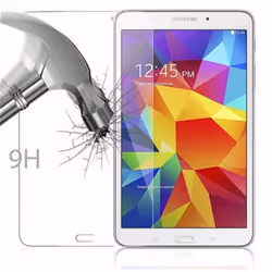 Cadorabo Tempered Glass for Samsung Galaxy Tab 4 (8 inch) Screen Protection 3D Touch for 9H Hardness Display Saver Protective Film