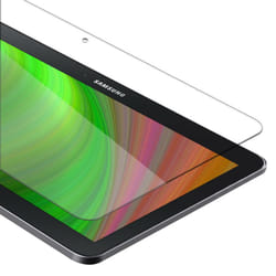 Cadorabo Tempered Glass for Samsung Galaxy Tab 4 (10,1 inch) Screen Protection 3D Touch for 9H Hardness Display Saver Protective Film