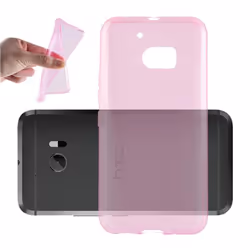 Cadorabo DE-107760, Cover, HTC, ONE M10, 13.2 cm (5.2"), Pink, Translucent