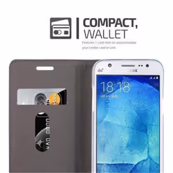 Cadorabo Case for Samsung Galaxy J5 2015 case cover - DARK BLUE BLACK
