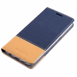 Cadorabo Case for Samsung Galaxy S7 EDGE case cover - DARK BLUE BROWN