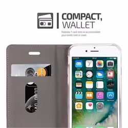 Cadorabo Case for Apple iPhone 7 / iPhone 7S / iPhone 8 case cover - DARK BLUE BLACK