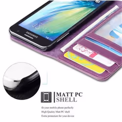 Cadorabo Case for Samsung Galaxy A3 2015 case cover - BORDEAUX PURPLE