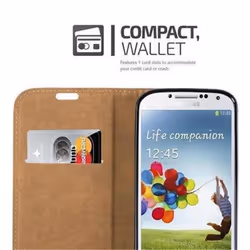 Cadorabo Case for Samsung Galaxy S4 case cover - GRAY BLUE