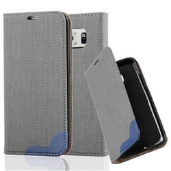 Cadorabo Case for Samsung Galaxy S6 EDGE case cover - GRAY BLUE