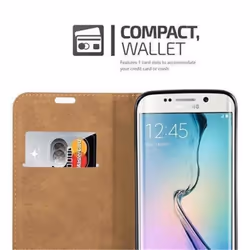 Cadorabo Case for Samsung Galaxy S6 EDGE case cover - GRAY BLUE