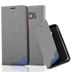 Cadorabo Case for Samsung Galaxy S7 EDGE case cover - GRAY BLUE