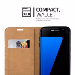 Cadorabo Case for Samsung Galaxy S7 EDGE case cover - GRAY BLUE