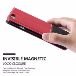 Cadorabo DE-108929 mobile phone case 11.9 cm (4.7") Flip case Black, Red