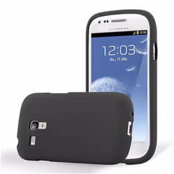 Cadorabo DE-109120, Cover, Samsung, Galaxy S3 MINI, 10.2 cm (4"), Black
