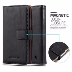 Cadorabo DE-109451 mobile phone case 12.7 cm (5") Flip case Black