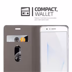 Cadorabo Case for Honor 8 case cover - DARK BLUE BLACK