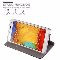 Cadorabo Case for Samsung Galaxy NOTE 3 case cover - DARK BLUE BLACK