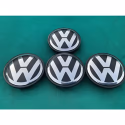 Volkswagen Alloy Wheel 65mm Centre Caps - 4x caps