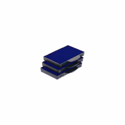 Trodat Replacement Ink Cartridge 6/56 - pack of 3 Color blue