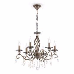 Maytoni RC247-PL-06-R, 6 bulb(s), E14, IP20, Bronze