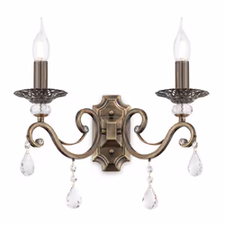 Maytoni RC247-WL-02-R, 2 bulb(s), E14, IP20, Bronze