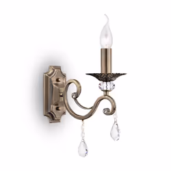 Maytoni RC247-WL-01-R, 1 bulb(s), E14, IP20, Brass