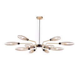 Maytoni MOD012CL-12G, 12 bulb(s), G9, IP20, Amber