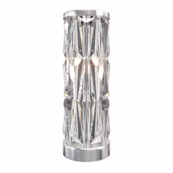 Maytoni MOD043TL-02CH, Chrome, Transparent, IP20, E14, 60 W, 60 W, 20 cm
