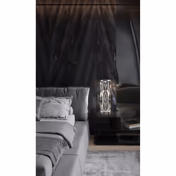 Maytoni MOD043TL-02CH table lamp E14 60 W Chrome, Transparent