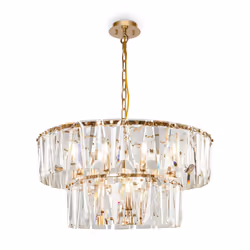 Maytoni MOD043PL-12G, 12 bulb(s), E14, IP20, Gold, Transparent