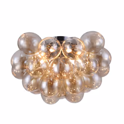 Maytoni MOD112CL-08G, 8 bulb(s), G9, IP20, Cognac colour, Nickel