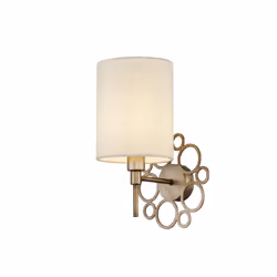 Maytoni H007WL-01G, 1 bulb(s), E14, IP20, Cream