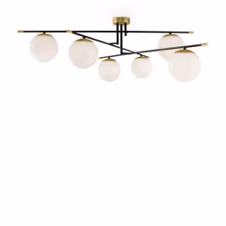 Maytoni MOD048CL-06G, 6 bulb(s), E14, IP20, White