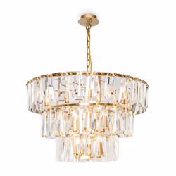 Maytoni MOD043PL-18G, 18 bulb(s), E14, IP20, Gold, Transparent
