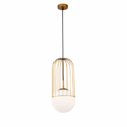 Maytoni P363PL-01G, 1 bulb(s), E27, IP20, White