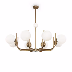 Maytoni MOD109PL-08BS, 8 bulb(s), E14, IP20, White