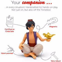 tonies Audio Character for Toniebox, Disney's Aladdin, Audio Book Story and Song Collection for Children for Use with Toniebox Music Player (Sold
