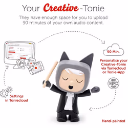 Tonies Audio Characters Creative Memory, Conductor, Songs Stories Fairytales, 3+