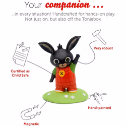 tonies Audio Character For Toniebox, Bing Bunny, Audio Story For Children For Use With Toniebox Music Player (Sold Separately)