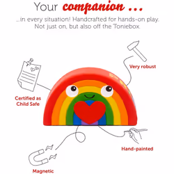 tonies Audio Character For Toniebox, Favourite Classics - Pride Rainbow, Audio Story For Children For Use With Toniebox Music...