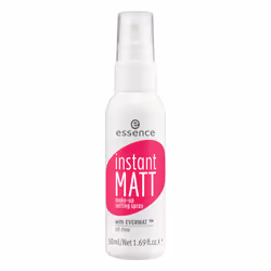 Essence 2220160001, Makeup setting spray, Once your makeup look is complete, achieve a matte look by spraying 5-10 inches awa ...
