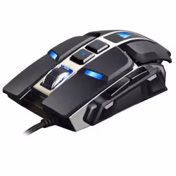 WASDkeys M300, Right-hand, Laser, USB Type-A, 2500 DPI, Black