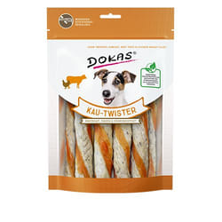 Dokas Kau-Twister Dog Snacks Beef, Chicken, Tripe 200 g