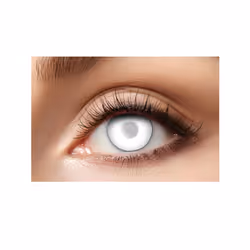 Semi-opaque white zombie lenses 3 months